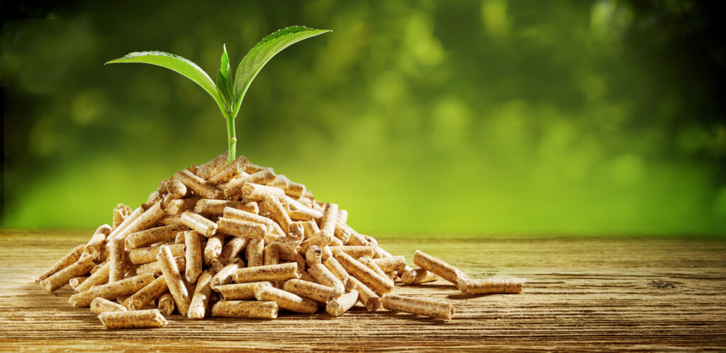 Kleiner Haufen Pellets